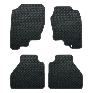Nissan Navara Double Cab Loadspace With Liner (2005-2015) Rubber Van Mats