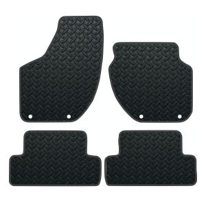 Volvo V40 With Driver/Passenger 4 Clips (2012-Present) Rubber Mats