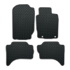 Fiat Fullback Without Rear Heater Duct (2017-Present) Rubber Mats